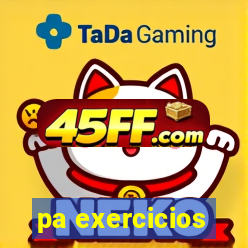 pa exercicios